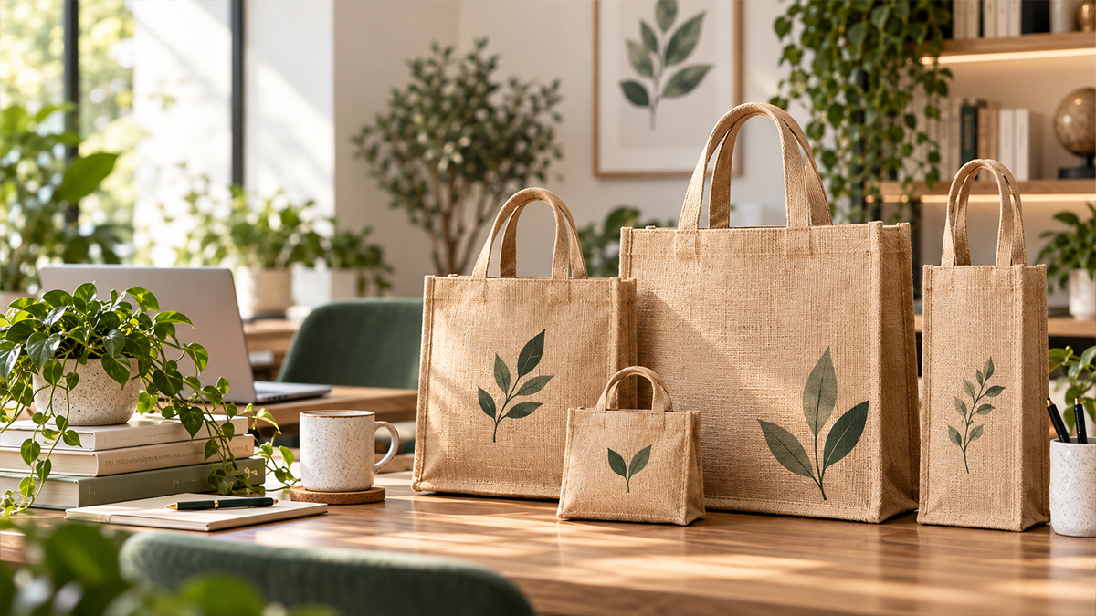 Custom jute bags for businesses