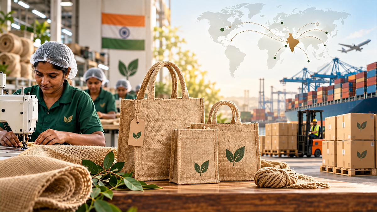 Jute bag export from India