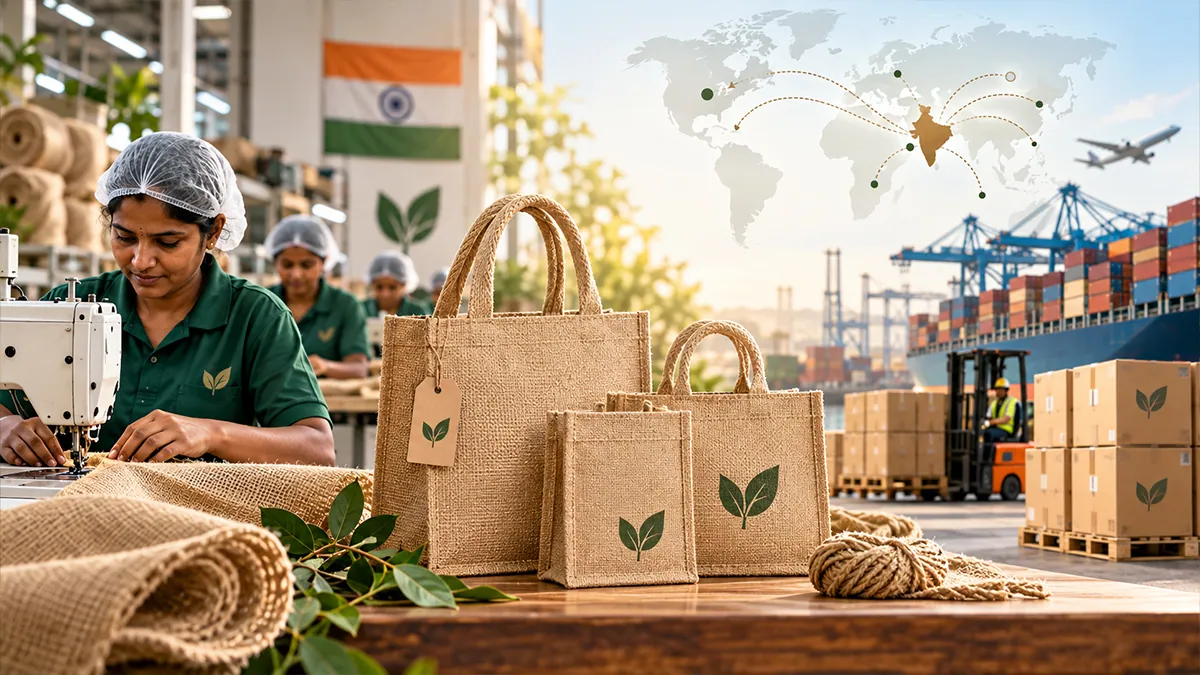Jute bag export from India