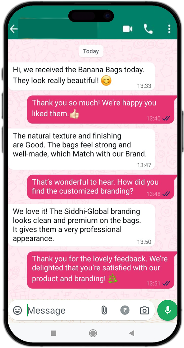 Customer feedback